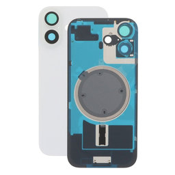 Apple iPhone 17 - Sticlă pentru carcasa din spate cu piese mici (White)