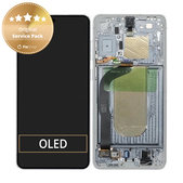 Samsung Galaxy S25 Edge - Ecran LCD + Sticlă Tactilă + Ramă (Titanium Silver) - GH82-37224A Genuine Service Pack