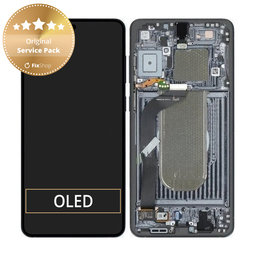 Samsung Galaxy S25 Edge - Ecran LCD + Sticlă Tactilă + Ramă (Titanium Jetblack) - GH82-37224C Genuine Service Pack