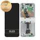 Samsung Galaxy Z Flip 7 FE F761B - Ecran LCD + Sticlă Tactilă + Ramă (White) - GH82-37734B Genuine Service Pack