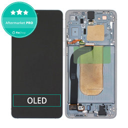 Samsung Galaxy S25 Edge - Ecran LCD + Sticlă Tactilă + Ramă (Titanium Silver) OLED