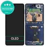 Samsung Galaxy Z Flip 7 F766B - Ecran LCD + Sticlă Tactilă + Ramă (Blue Shadow) OLED