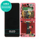 Samsung Galaxy Z Flip 7 F766B - Ecran LCD + Sticlă Tactilă + Ramă (Coralred) OLED