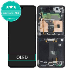 Samsung Galaxy Z Flip 7 F766B - Ecran LCD + Sticlă Tactilă + Ramă (Jetblack) OLED
