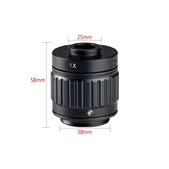Adaptor CTV 1X pentru Microscop Trinocular, C-Mount