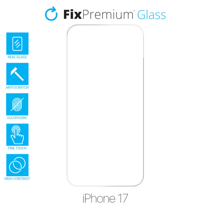 FixPremium Glass - Geam Securizat pentru iPhone 17