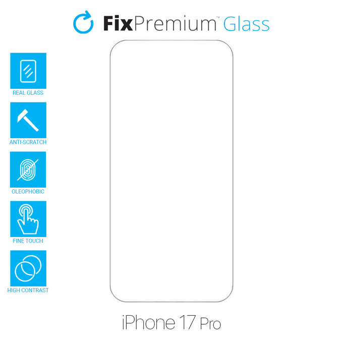 FixPremium Glass - Geam Securizat pentru iPhone 17 Pro