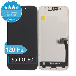 Apple iPhone 16 Pro - Ecran LCD + Sticlă Tactilă + Ramă Soft OLED FixPremium 120Hz