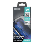 Sticlă securizată universală Omniglass W, Negru, SBS