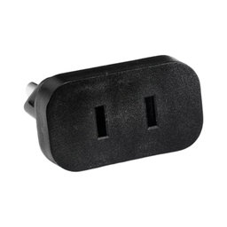 Adaptor 220V pentru priză de la US la EU (Negru)
