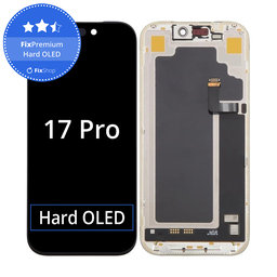 Apple iPhone 17 Pro - Ecran LCD + Sticlă Tactilă + Ramă Hard OLED FixPremium