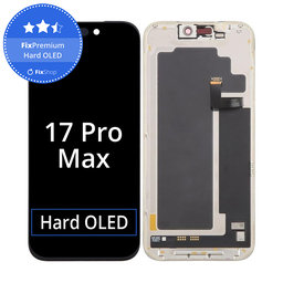Apple iPhone 17 Pro Max - Ecran LCD + Sticlă Tactilă + Ramă Hard OLED FixPremium