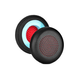 Perne de Schimb pentru Poly Blackwire 5200, Voyager 5200, Spumă cu memorie + piele PU, Negru, 1 pereche