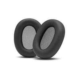 Perne de Schimb pentru Sony WH-1000XM6, Spumă cu memorie + piele PU, Negru, 1 pereche