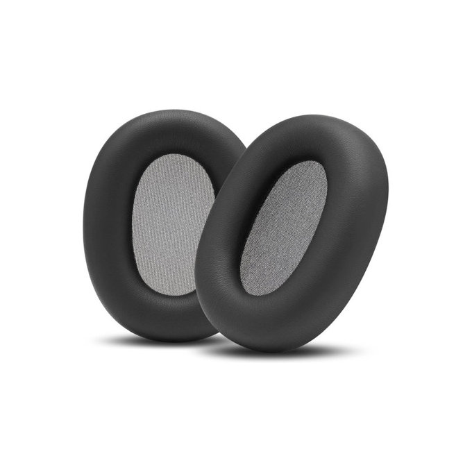 Perne de Schimb pentru Sony WH-1000XM6, Spumă cu memorie + piele PU, Negru, 1 pereche