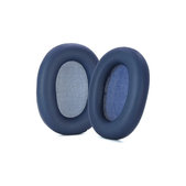 Perne de Schimb pentru Sony WH-1000XM6, Spumă cu memorie + piele PU, Albastru, 1 pereche