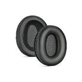 Perne de Schimb pentru Audio-Technica ANC500BT, Spumă cu memorie + piele PU, Negru, 1 pereche