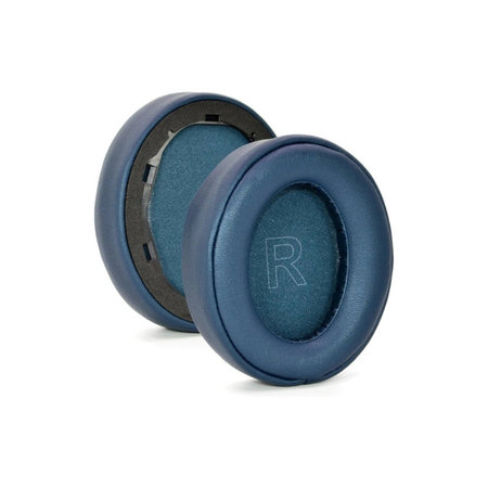 Perne de Schimb pentru Anker Soundcore Life Q30, Q35, Spumă cu memorie + piele PU, Albastru (Cusute), 1 pereche