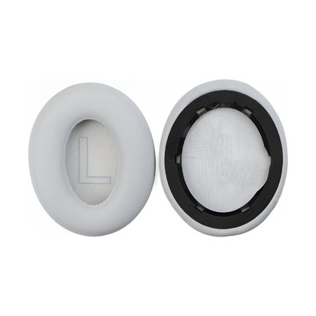 Perne de Schimb pentru Anker Soundcore Life Q20, Spumă cu memorie + piele PU, Gri, 1 pereche