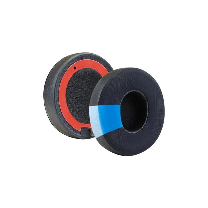 Perne de Schimb pentru Beats Solo 2 și 3, Spumă cu memorie + Textil + Neopren, Negru, Gel Răcoritor, 1 pereche