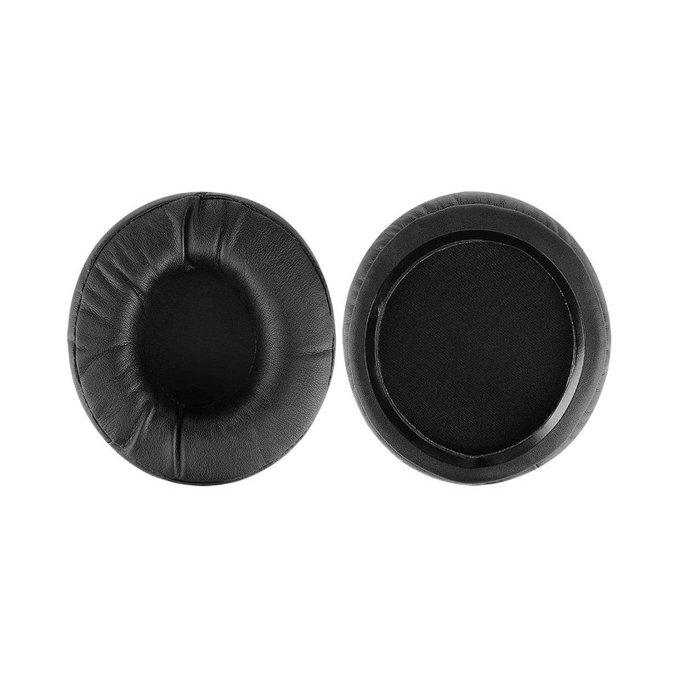 Perne de Schimb pentru Beyerdynamic T5P, T70, T90, HS200, RSX700, Spumă cu memorie + piele PU, Negru, 1 pereche