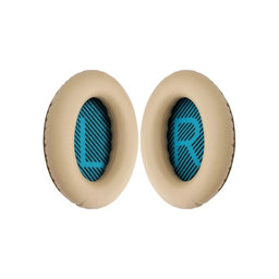 Perne de Schimb pentru Bose QuietComfort 2, 15, 25 și 35, Spumă cu memorie + piele PU, Khaki, 1 pereche