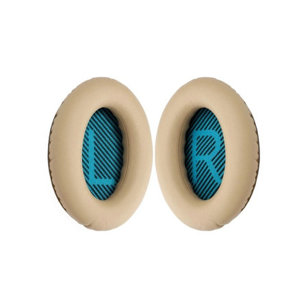 Perne de Schimb pentru Bose QuietComfort 2, 15, 25 și 35, Spumă cu memorie + piele PU, Khaki, 1 pereche