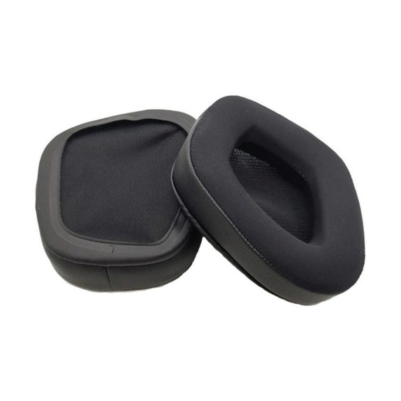 Perne de Schimb pentru Corsair Void RGB Elite, Spumă cu memorie + Neopren, Negru, 1 pereche