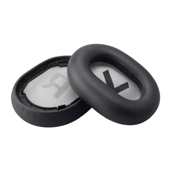 Perne de Schimb pentru Plantronics Backbeat Pro 2, SE, 8200 UC, Spumă cu memorie + piele PU, Negru, 1 pereche