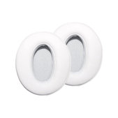 Perne de Schimb pentru Sennheiser HD300, 300BT, 4.50BTNC, Spumă cu memorie + piele PU, Alb, 1 pereche