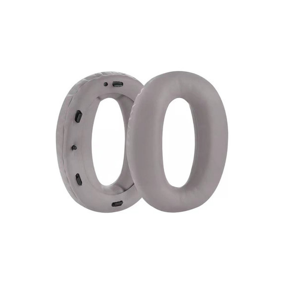 Perne de Schimb pentru Sony MDR-1000X, WH-1000XM2, Spumă cu memorie + piele PU, Gri, 1 pereche