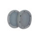 Perne de Schimb pentru Sony WH-ULT900N, Spumă cu memorie + piele PU, Gri, 1 pereche