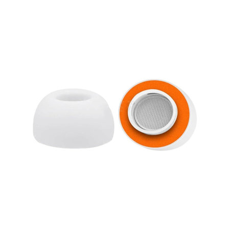Vârfuri de Urechi din Silicon de Schimb pentru Apple AirPods 1, 2 Pro, M, Spumă cu Memorie, Alb