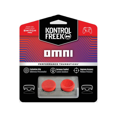 Kontrol Freek - Omni (Red) Nintendo Switch Pro Extended Controller Grip Caps