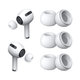 Dopuri din silicon de schimb pentru Apple AirPods 3 Pro, set 3 buc (L, M, S), Alb