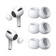 Dopuri din silicon de schimb pentru Apple AirPods 3 Pro, set 3 buc (L, M, S), Alb