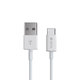 Cablu USB / USB-C Smart, 2.1A, 2m, alb, Devia