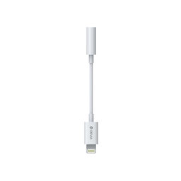 Adaptor Smart 3,5mm Jack / Lightning, alb, Devia