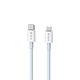 Cablu Lightning / USB-C Smart, PD 20W, 1m, alb, Devia