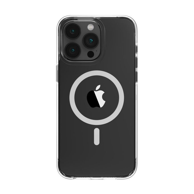Husă Elemental cu MagSafe pentru iPhone 15, transparentă, Devia