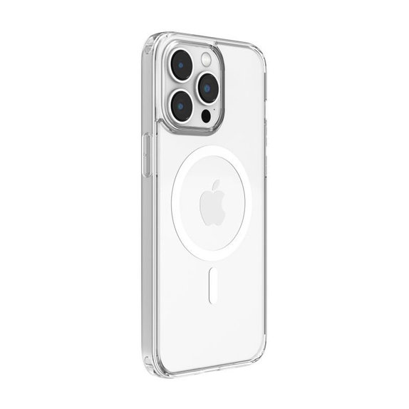 Husă Clear cu MagSafe pentru iPhone 15 Plus, transparentă, Devia