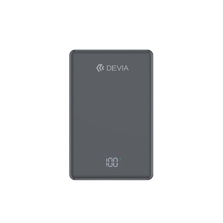 PowerBank MagSafe Extreme Speed Mini cu display, PD 20W, 5000mAh, Space Grey, Devia