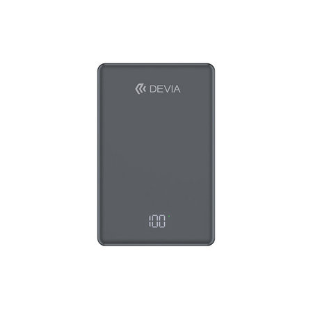PowerBank MagSafe Extreme Speed Mini cu display, PD 20W, 10000mAh, Space Grey, Devia