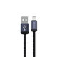Cablu Lightning / USB Gracious, 2,4A, 1m, negru, Devia