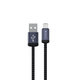 Cablu Lightning / USB Gracious, 2,4A, 2m, negru, Devia