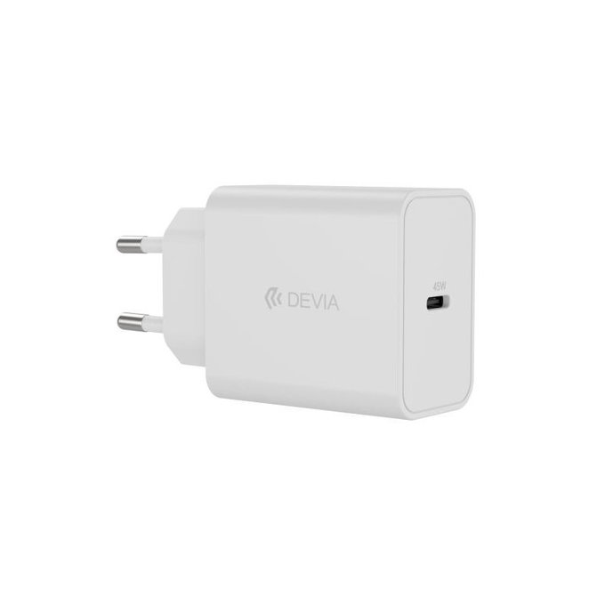 Adaptor de încărcare Rocket USB-C, PD 45W, alb, Devia