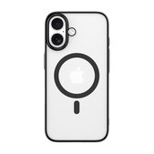 Husă Glimmer cu MagSafe pentru iPhone 16 Plus, negru, Devia