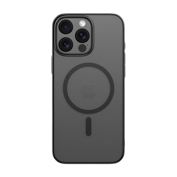 Husă Glimmer cu MagSafe pentru iPhone 16 Pro Max, negru, Devia