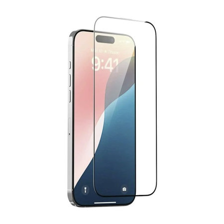 Sticlă securizată FullCover cu aplicator pentru iPhone 17, Devia