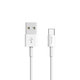 Cablu USB / USB-C Smart, 2.1A, 1m, alb, Devia